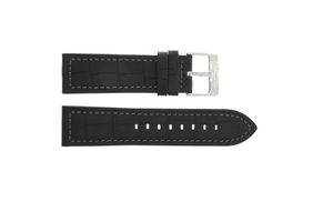 Horlogeband Festina F16673-1 Croco leder Zwart 25mm