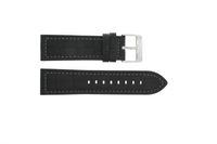 Horlogeband Festina F16673-1 Croco leder Zwart 25mm