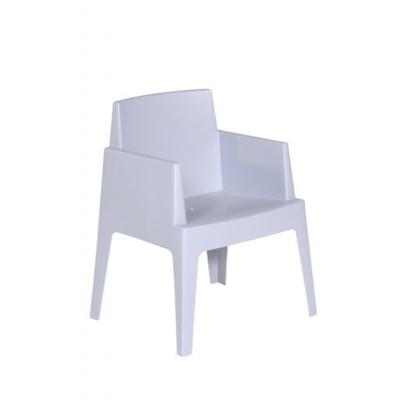 Box stapel tuinstoel Zilver Grijs Garden Impressions