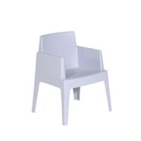 Box stapel tuinstoel Zilver Grijs Garden Impressions