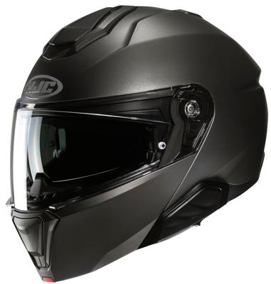 HJC i91, Systeemhelm, Mat donkergrijs
