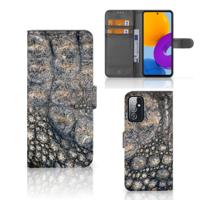 Samsung Galaxy M52 | Telefoonhoesje | Met pasjeshouder | Krokodillenprint