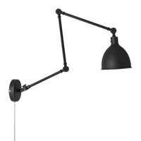 By Rydéns Wandlamp Bazar mat zwart 122cm 2827660-4000 - thumbnail