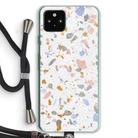 Terrazzo N°8: Pixel 5a 5G Transparant Hoesje met koord