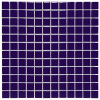 Tegelsample: The Mosaic Factory Barcelona vierkante mozaïek tegels 30x30 donkerblauw