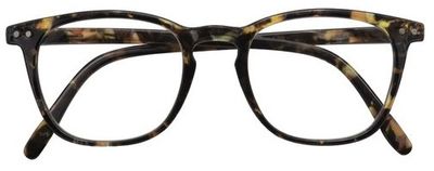 Croon leesbril Alex dames zwart/lichtbruin sterkte +1.00