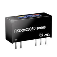 RECOM RKZ-122005D DC/DC-converter 12 V -5 V, 20 V -0.2 A 2 W Aantal uitgangen: 2 x Inhoud 1 stuk(s) - thumbnail
