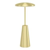 EGLO Piccola Tafellamp - Draadloos - 28 cm - Goud