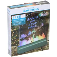 Grundig kerstschild led meerkleurig - thumbnail