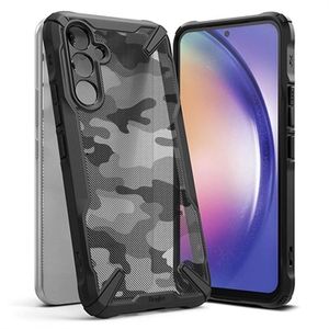 Ringke Fusion X Design Samsung Galaxy A54 5G Hybrid Case - Camouflage / Zwart