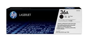 HP 36A zwarte LaserJet tonercartridge CB436A toner Zwart