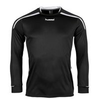 Hummel 111005 Preston Shirt l.m. - Black-White - XXL