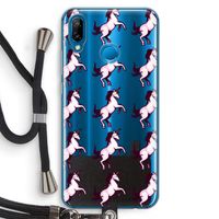 Musketon Unicorn: Huawei P20 Lite Transparant Hoesje met koord