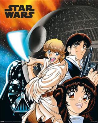 Poster Star Wars - Manga Madness 40x50cm Poster Star Wars - Manga Madness 40x50cm