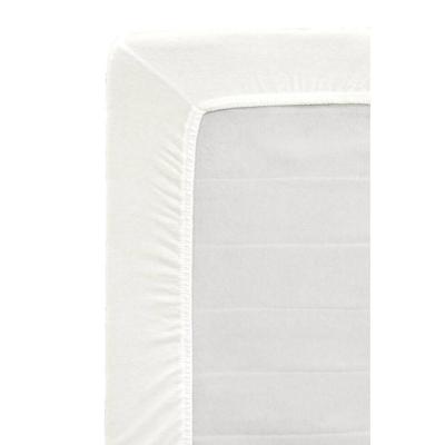 Leen Bakker - Hoeslaken - Off White - 140x200 Cm - Jersey - Wit