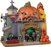 Lemax poison pumpkin potpourri huisje Spooky Town met rook effecten 2022