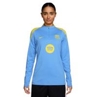 Nike FC Barcelona Strike Trainingstrui 1/4-Zip 2025-2026 Dames Lichtblauw Felgeel