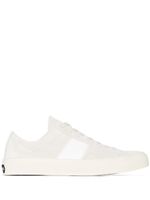 TOM FORD baskets Cambridge en daim - Blanc