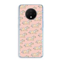 Ponys: OnePlus 7T Transparant Hoesje Ponys: OnePlus 7T Transparant Hoesje