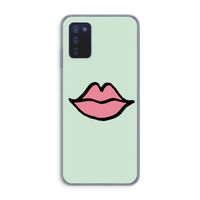 Kusje: Samsung Galaxy A03s Transparant Hoesje