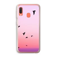 Fly away: Samsung Galaxy A20e Transparant Hoesje Fly away: Samsung Galaxy A20e Transparant Hoesje