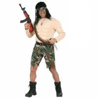 Gespierde Soldaat Rambo kostuum