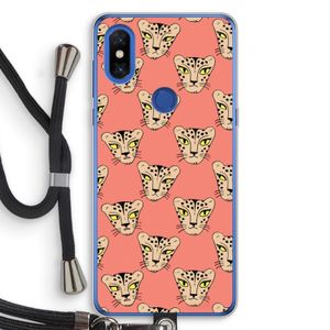 Tijger: Xiaomi Mi Mix 3 Transparant Hoesje met koord