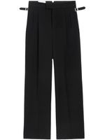 AMI Paris pantalon droit à plis marqués - Noir