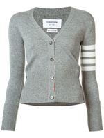 Thom Browne four stripe cardigan - Gris - thumbnail