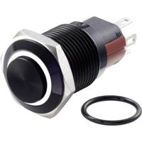 TRU COMPONENTS TC-7495084 TC-GQ16-KH-11E/J/W/12V/A Vandalismebestendige drukschakelaar 48 V/DC 2 A 1x uit/(aan) Moment Wit IP65 1 stuk(s)