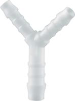 Dresselhaus slangkoppeling plastic hose connectors y-red. d=4-6-4mm