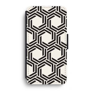 Geometrisch patroon: iPhone XR Flip Hoesje