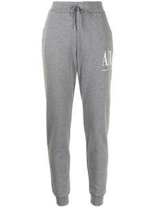 Armani Exchange pantalon de jogging à logo imprimé - Gris