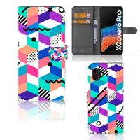 Samsung Galaxy Xcover 6 Pro | Book Case | Blokken Kleurrijk