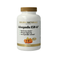 Golden Naturals Ashwagandha KSM-66 120 Vegetarische capsules