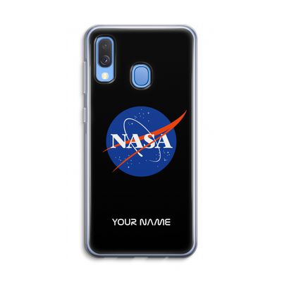 NASA: Samsung Galaxy A40 Transparant Hoesje