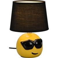 LED Tafellamp Mat Zwart Keramiek - E14 Fitting - Stijlvolle Tafelverlichting