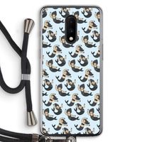 Zeemeermin: OnePlus 7 Transparant Hoesje met koord