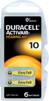 Duracell Hearing Aid DA10 Single-use battery - thumbnail