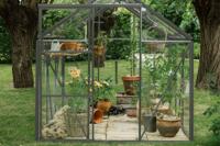 Tuinkas Kate V - 192x436 cm - Groengrijs - Full Options- - Veiligheidsglas- Royal Well