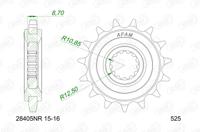 AFAM Sprocket 525 15z silent
