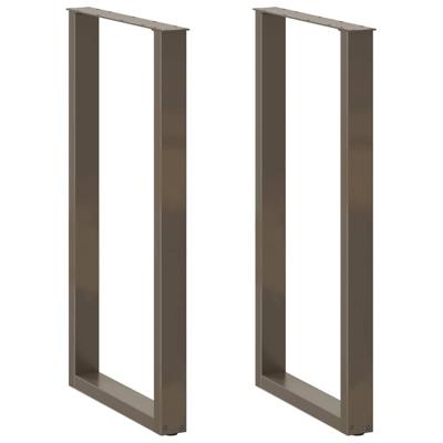 Bartafelpoten 2 st U-vormig 60x(110-111) cm staal naturel
