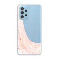 Peach bath: Samsung Galaxy A73 Transparant Hoesje