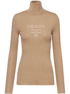 Prada pull à col roulé - Marron