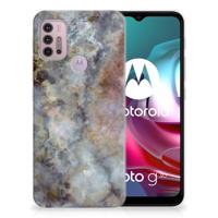 Motorola Moto G30 | G10 | TPU | Siliconen hoesje | Marmer Grijs