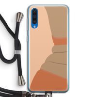 Bikini: Samsung Galaxy A50 Transparant Hoesje met koord