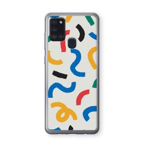 Illustratieve pop 2: Samsung Galaxy A21s Transparant Hoesje