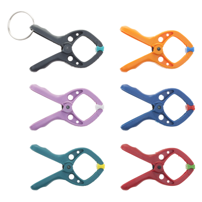 Wolfcraft Microfix S | Mini-veerklemmen | 1x ring | 6 stuks - 3420000