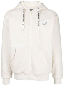 AAPE BY *A BATHING APE® veste à appliqué logo - Blanc