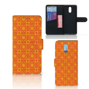 Nokia 2.3 Telefoon Hoesje Batik Oranje